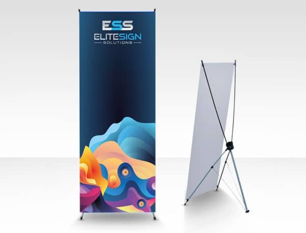 X Banner Stand - Outdoor Banner Stand